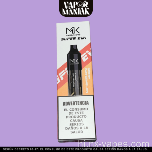 मास्किंग सुपर ईवा 4000 पफ डिस्पोजेबल वेप मूल्य